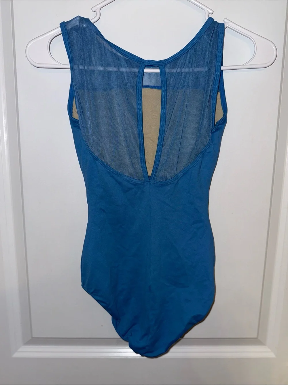 So Danca Blue Mesh-Back Dance‎ Leotard Size child large/x-large